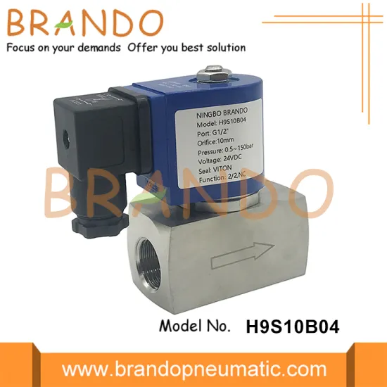 150 bar 1/2'' High Pressure Solenoid Valve 24VDC