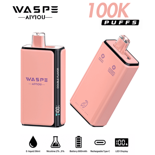 WASPE Double Flavor 100K Pro Disposable Vape Wholesaler