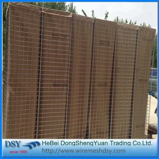 Hot Sales Custom Size 2mx2m Military Sand Wall