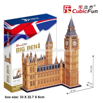 (UK) Big Ben Cubic fun 3d puzzle paper tower designs