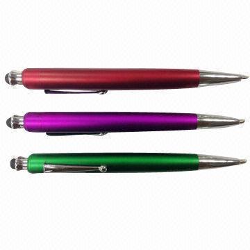 Click-action stylus pen