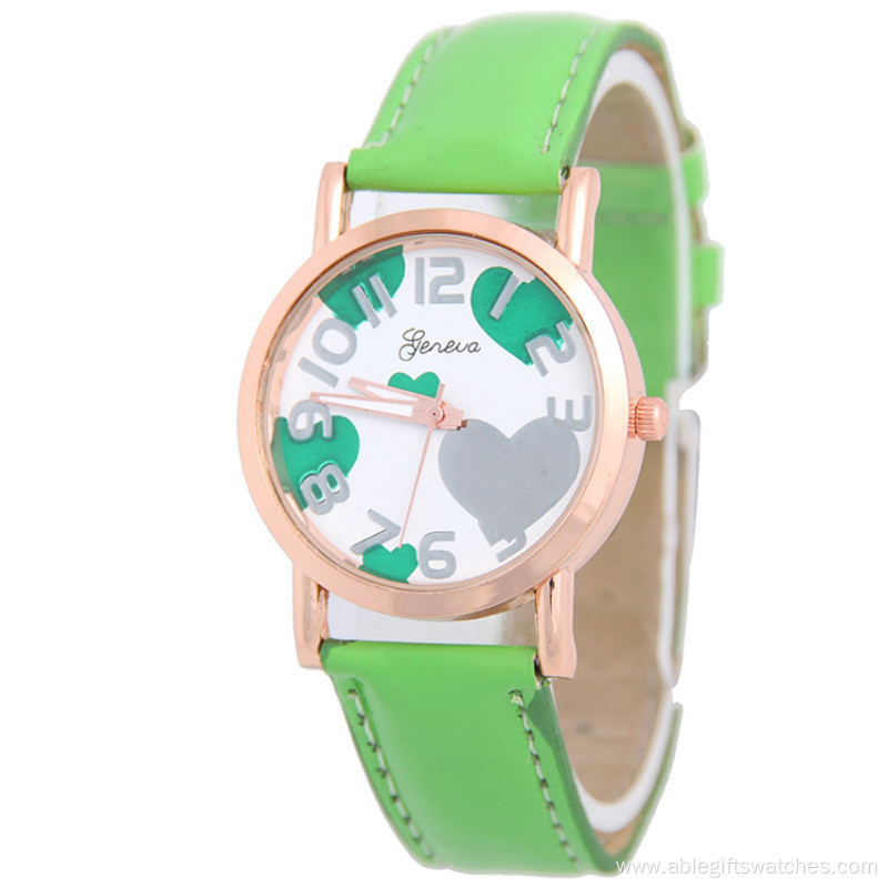 2016 New Design Busniess Women Leather Wristwatch