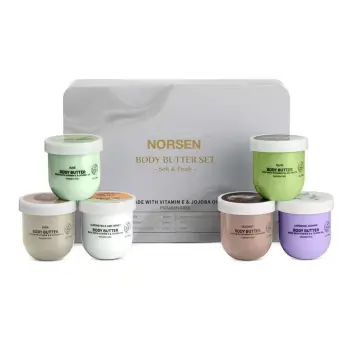 Factory Supply Whipped Body Butter Scented Moisturizing Body Lotion Set