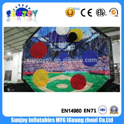 Custom giant sports game inflatable soccer dart board