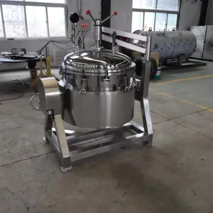 Industrial Jam Porridge Making Machine with High Density Pressure Cooker Pot