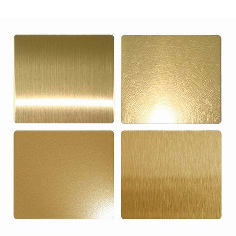 stainless steel plate golden 3