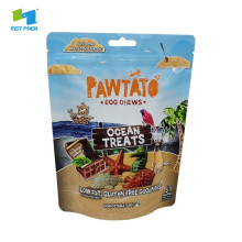 Biologisch afbreekbare Kraft Ocean Food Pet Treats Doypack -verpakking