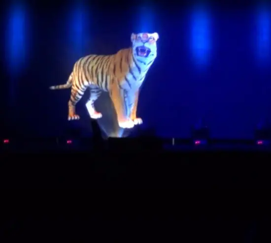 Clear PET Holographic Projection Foil For Musion