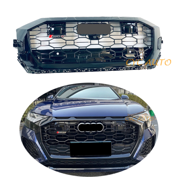 Rapido anteriore RSQ8 con aggiornamento in stile foro ACC Grille per Audi Q8/SQ8 2020-2021