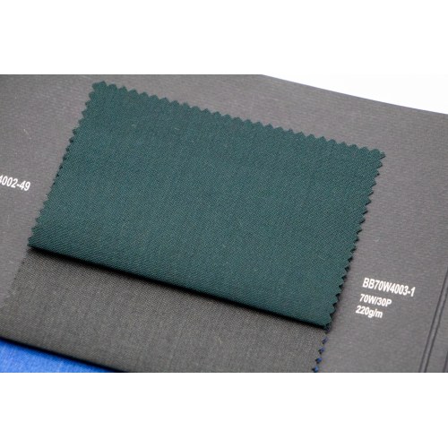 Forest Green 70% Wool Fabric