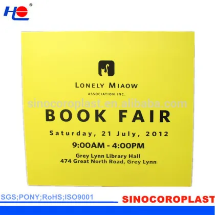 Plastic Coroplast Signs