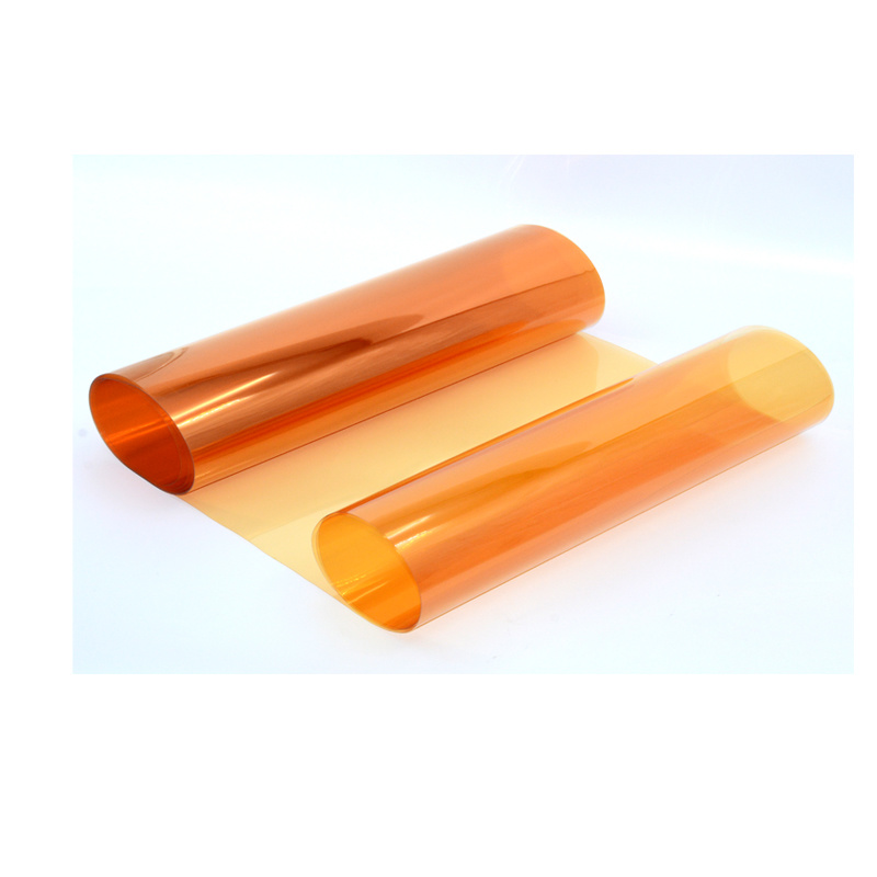 Ecoedge Transparent Orange Premium Percetakan PVC Roll Prints