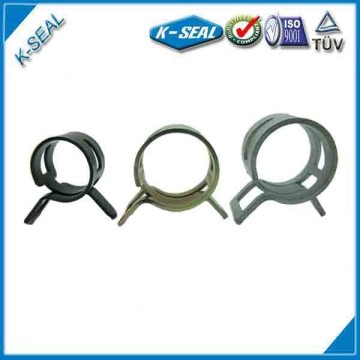 White Zinc Plated Manganese Steel Spring Hose Clamp KSCB08080