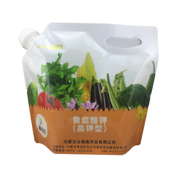 Acid and alkali resistance packing plastic spout pouch