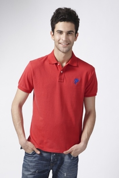 On sale!! Red Men's Polo T-shirt