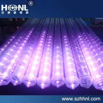 Purple Christmas 60cm colorful Led Meteor Shower Light