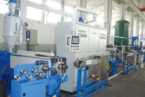 70mm Solar Energy Wire and Cable Extruder Line