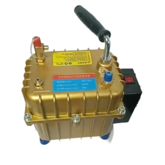 Professional Grade 220V/50HZ 28L Automotive A/C Vacuum Pump - Dual Purpose Vehicle-Mounted