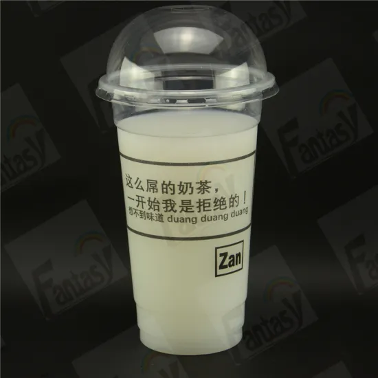 PP Blister Cup Transparent Milk Tea Beverage Cup