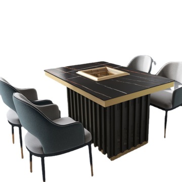 Hotel Restaurant Induction Cooker Dining Table
