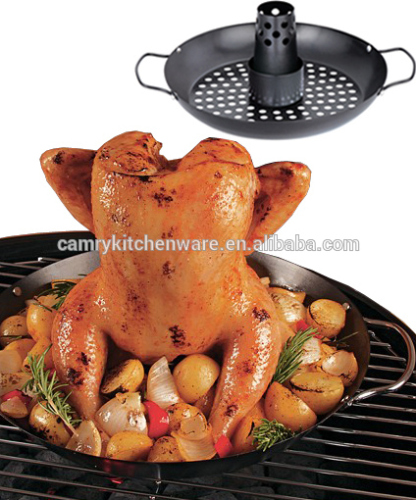 Rôtissoire de poulet en acier au carbone