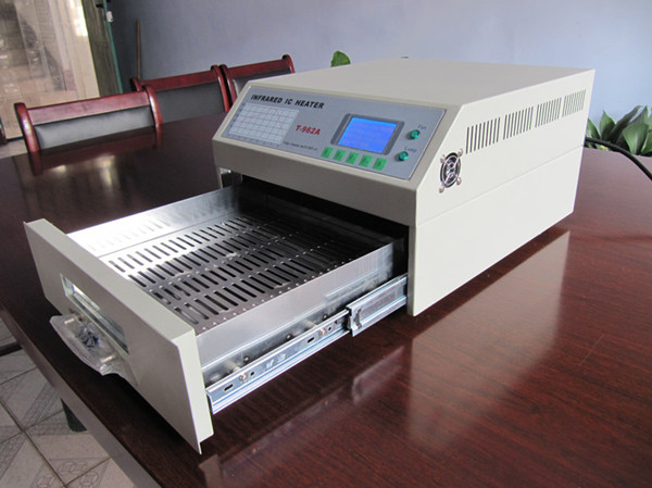 T-962A Reflow Oven, Infrared IC Heater, SMD LED Soldering Machine, Taian Puhui