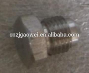 stainless steel plug 1/4 MFL, Straight Plug for beverage line