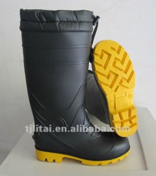 best quality winter pvc safety shoes with steel toe