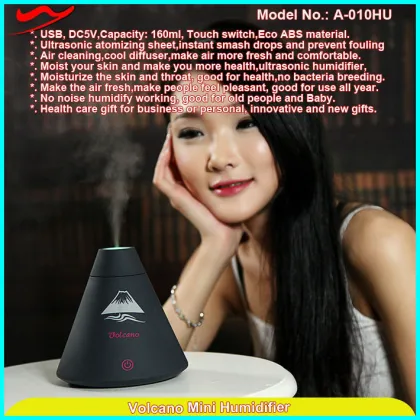Volcano humidifier / innovative USB desktop mini air personal humidifier
