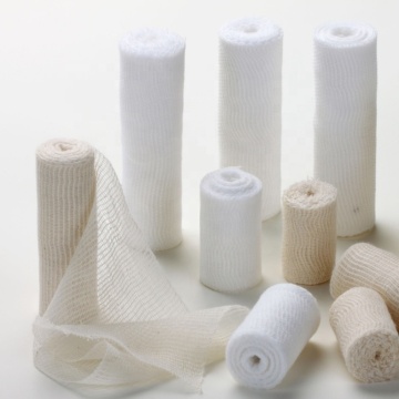 4ply elastic wound dressing flesh gauze bandage roll