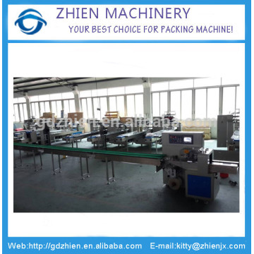 ZE-250X horizontal flow servo motors packing machine