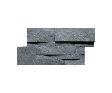 18×35cm black slate outside wall stone cladding