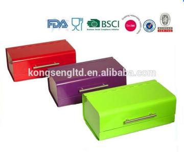 Colorful bread bin,Bread storage box for Kitchen