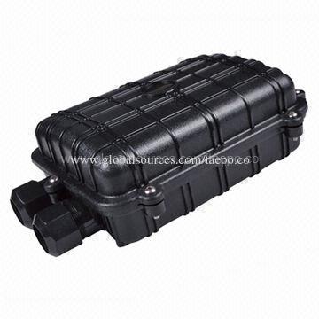 Fiber-optic splice closure, horizontal type, mechanical sealing, 12 fibers, maximum of 96 fibers