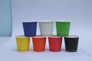 7Color Paper Cups For Drinking