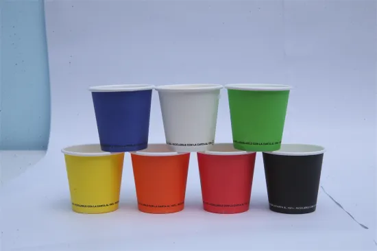 7Color Paper Cups For Drinking