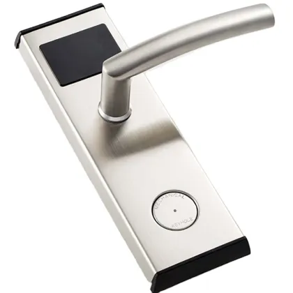 Silver Hotel Key Card Lock for Hotel Door Lock