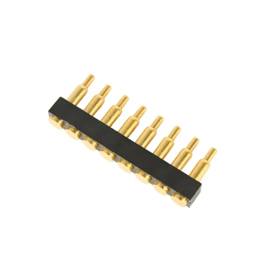 Gold-Plated Copper Pogo Pin Connector for Headset - 2 to 6 PIN Male and Female Adaptor