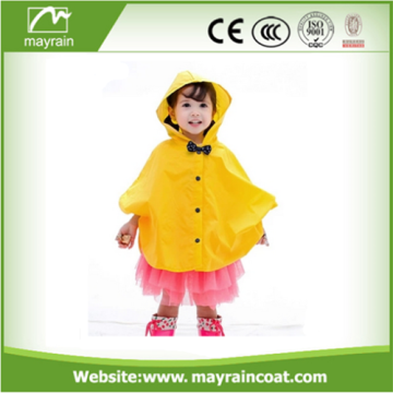 Durable Polyester Children Kids Rain Poncho Raincoat