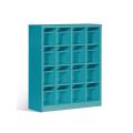 16 Cube Small Steel Shoe Cabinet Organizer Rack