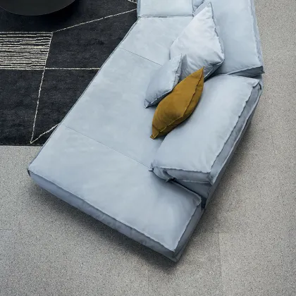 Living Room Modern genuine Leather sofa bed furniture