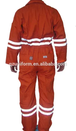 Customized Reflective Tape Safety Overall Workwear Coverall