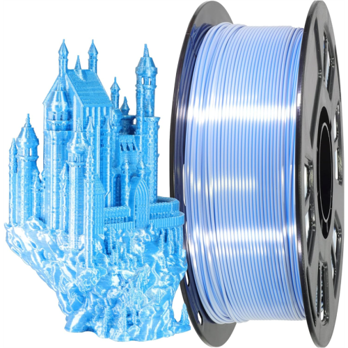 Dual-Color Silk PLA Filament 1.75mm 1KG