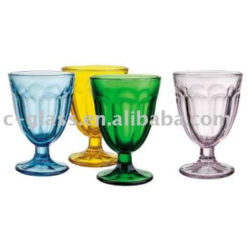 solid colours drinking glass cups