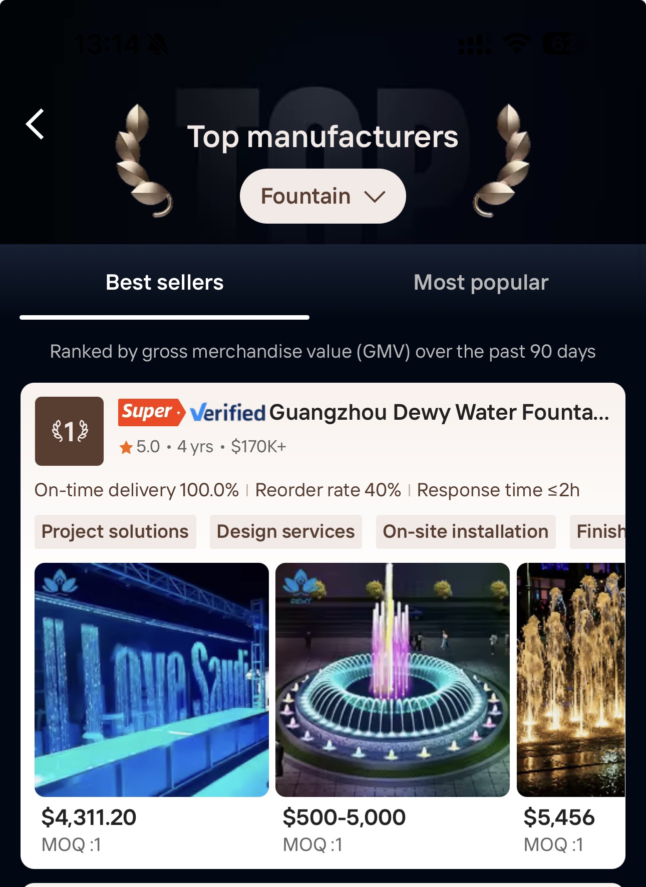 Top Manufactures