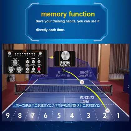 Double Fish Original Multi-Rotation Table Tennis Robot: An Advanced Ping Pong Ball Serving Machine