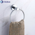 ZOTOBON Hand Towel Holder Ring Round Wall Mounted Bathing Towel Rack Stainless Steel Towel Bar Ring Bathroom Accessories F3