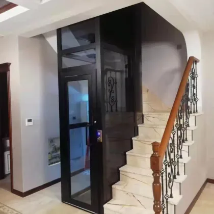 Modern Times Customizable High Quality Small Hydraulic Household Elevator for Villas with PVC Flooring