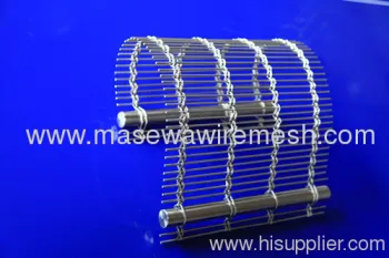 Metal Woven Wire Drapery As Curtain Wall 