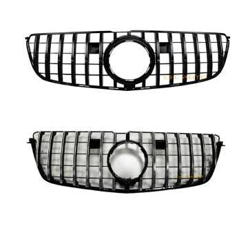 X166 Hot Sale Front Grille GL63 GT Style Bumper Grill for Mercedes Benz GL Class 2013-2015 GL350 GL400 GL450 GL500
